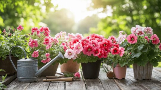 La recette de grand-mère pour avoir de beaux géraniums : choisir entre pot et pleine terre